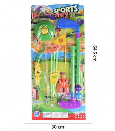 GOLF SET WITH BOW AND ARROWS - SPORTS