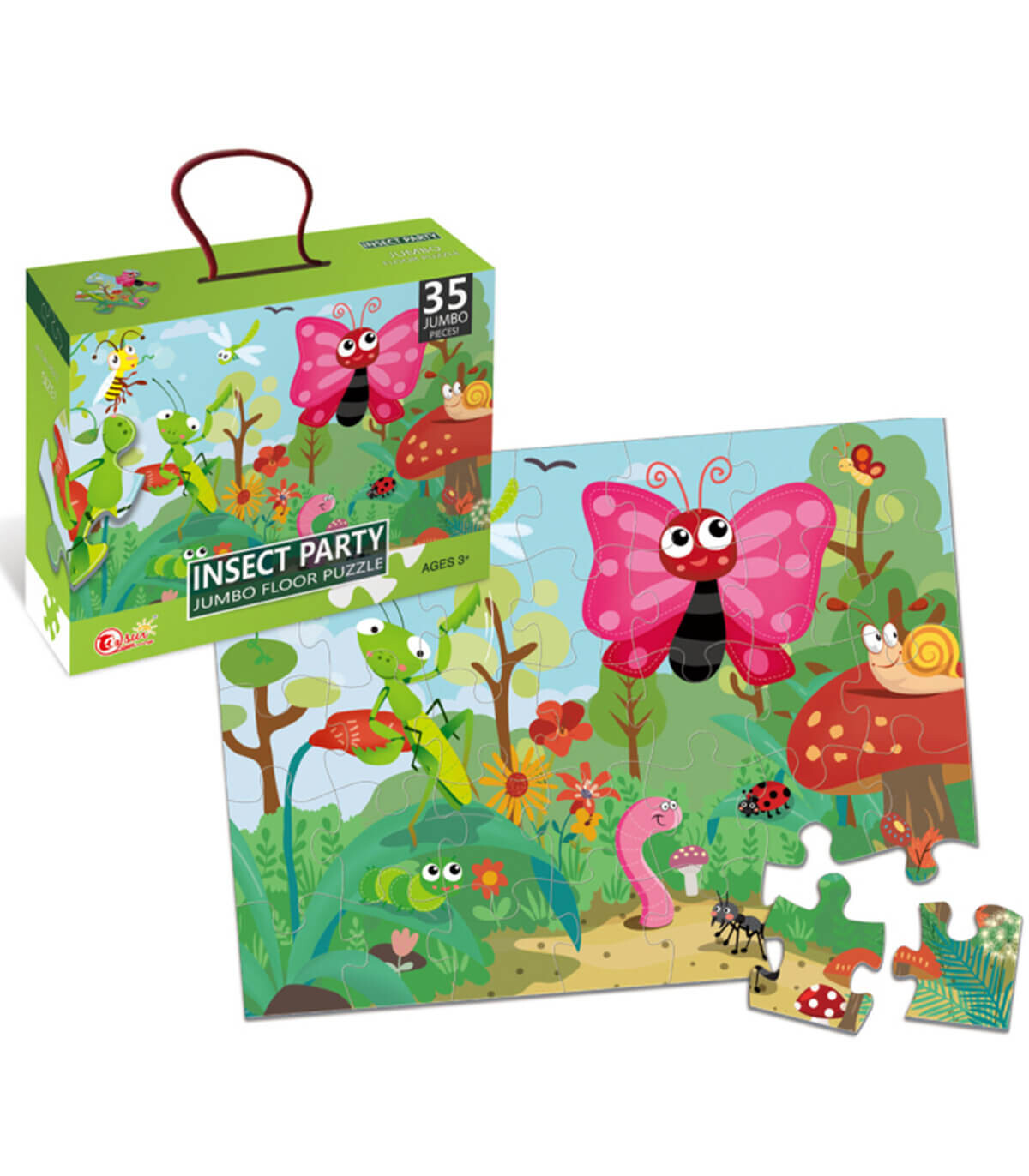PUZZLE WITH LARGE ELEMENTS 35 PIECES - PUZZLES AND CUBES