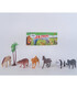 SMALL TOY SET ANIMAL FIGURINES 6 PIECES - Wild and forest