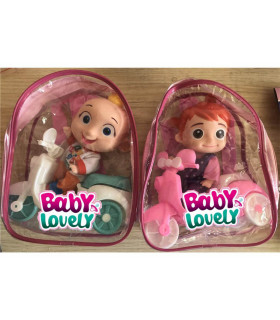 BACKPACK DOLL WITH SCOOTER - DOLLS AND MERMAIDS