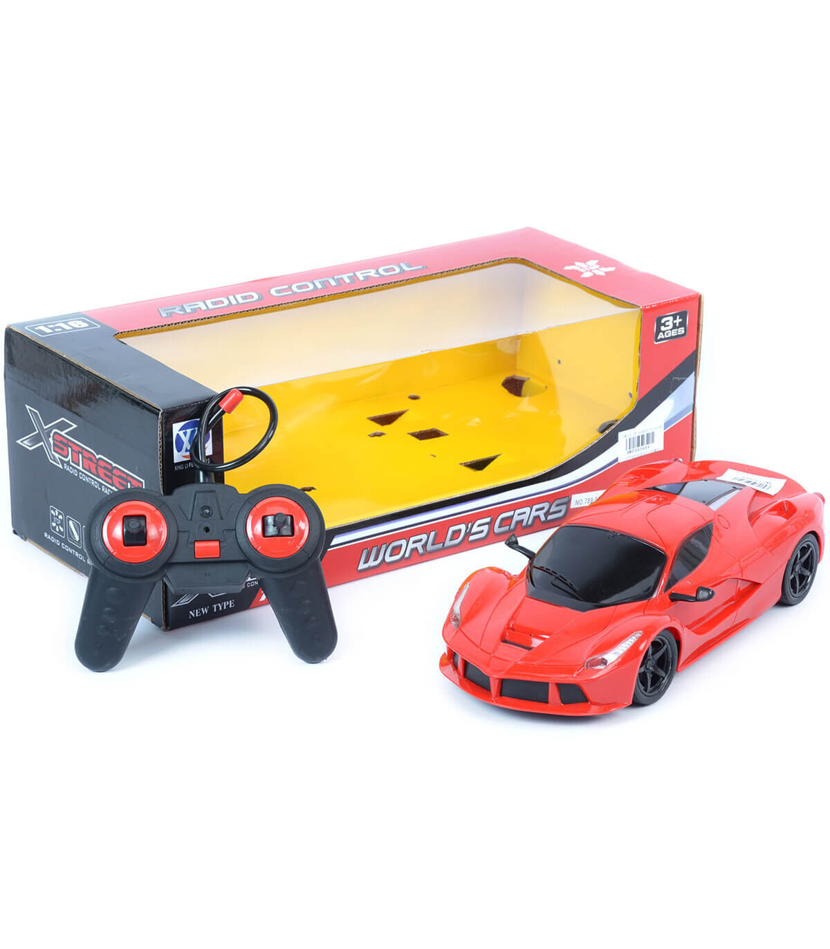 FERRARI CAR WITH REMOTE CONTROL - Radio control with remote control