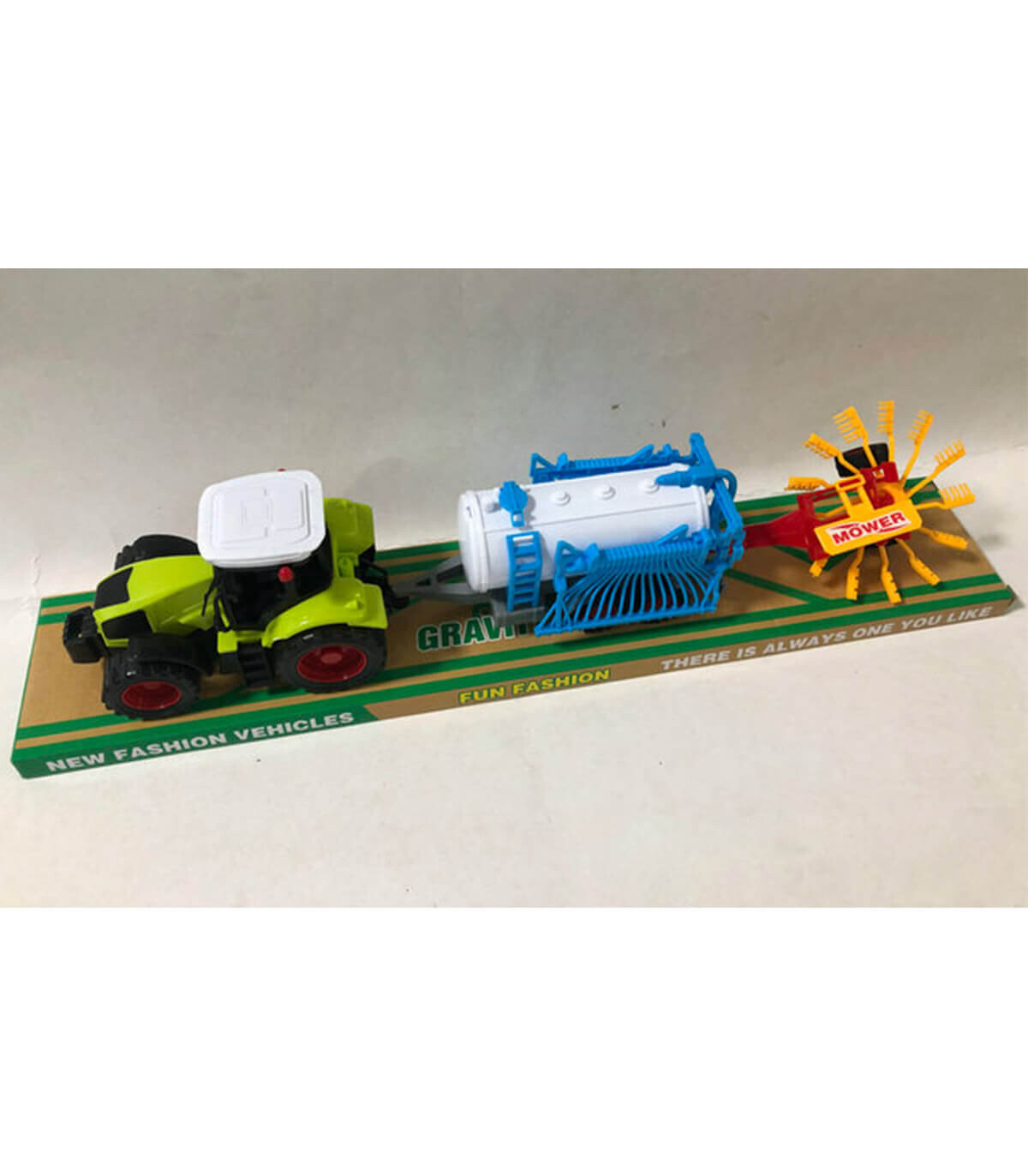TRACTOR WITH TANK AND HAY COLLECTOR - Agricultural, construction machinery and military equipments