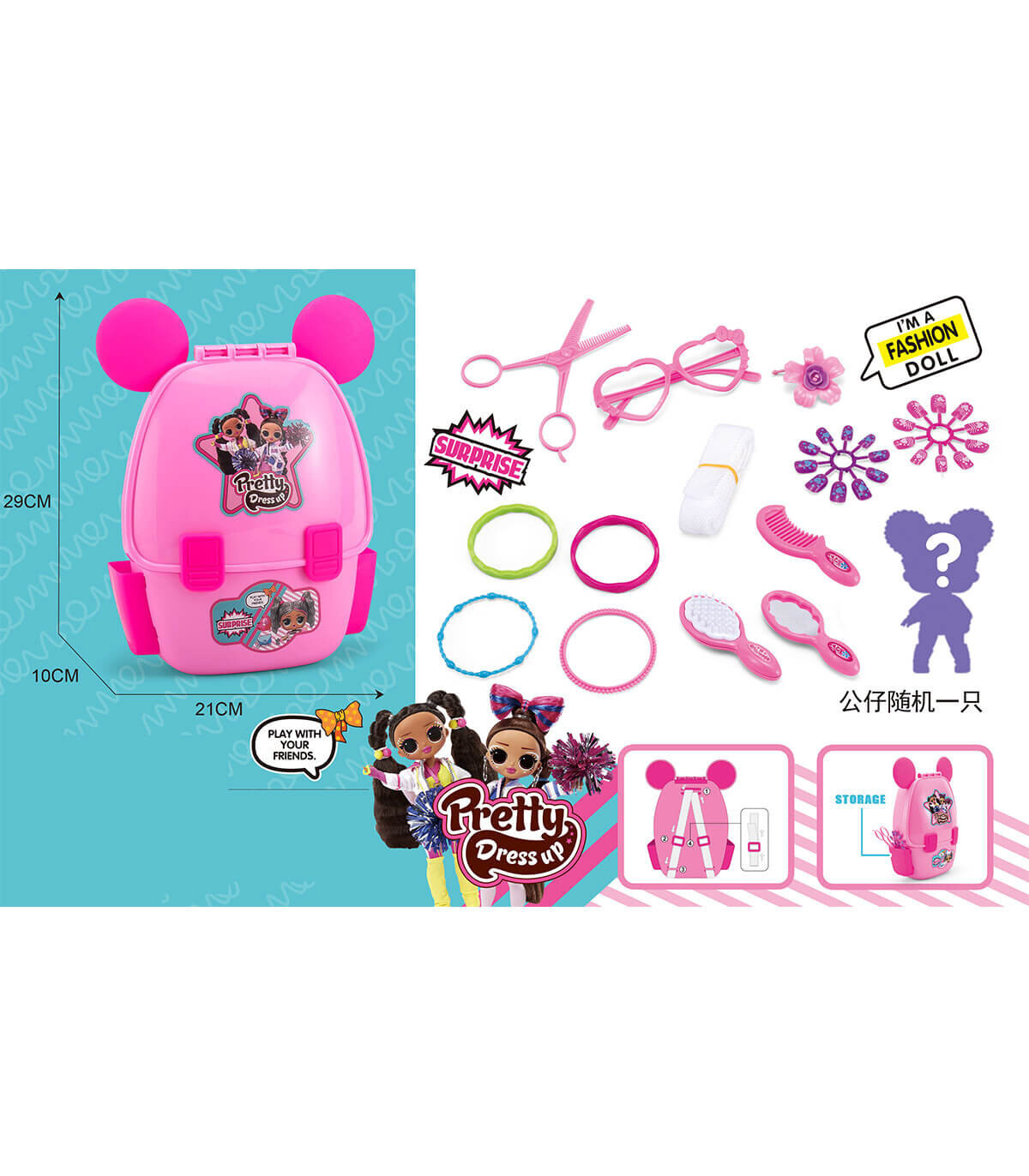 HAIRDRESSER KIT IN A BACKPACK - HAIRDRESSING AND BEAUTY KITS