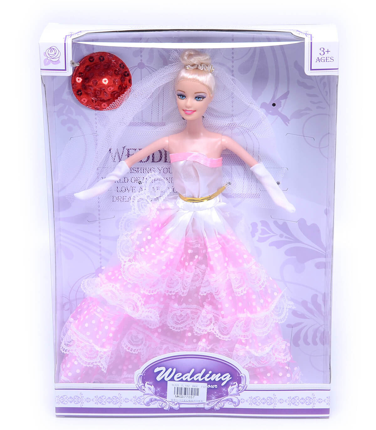 BLUE EYES BRIDE DOLL WITH VEIL - DOLLS AND MERMAIDS