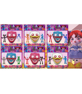 MASK WITH 2 POPULAR FIGURINES - PARTY COSTUMES, MASKS AND WANDS