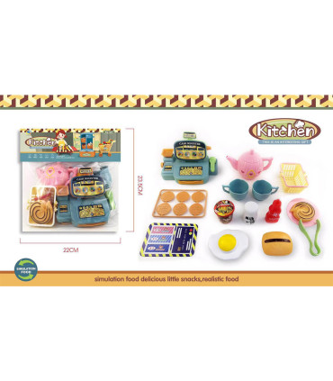 BREAKFAST SET WITH CASH REGISTER - KITCHENS, SERVICES AND FOOD