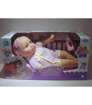 SLEEPING BABY DOLL WITH DIADEM, SOUNDS AND FRAGRANCE - BABY