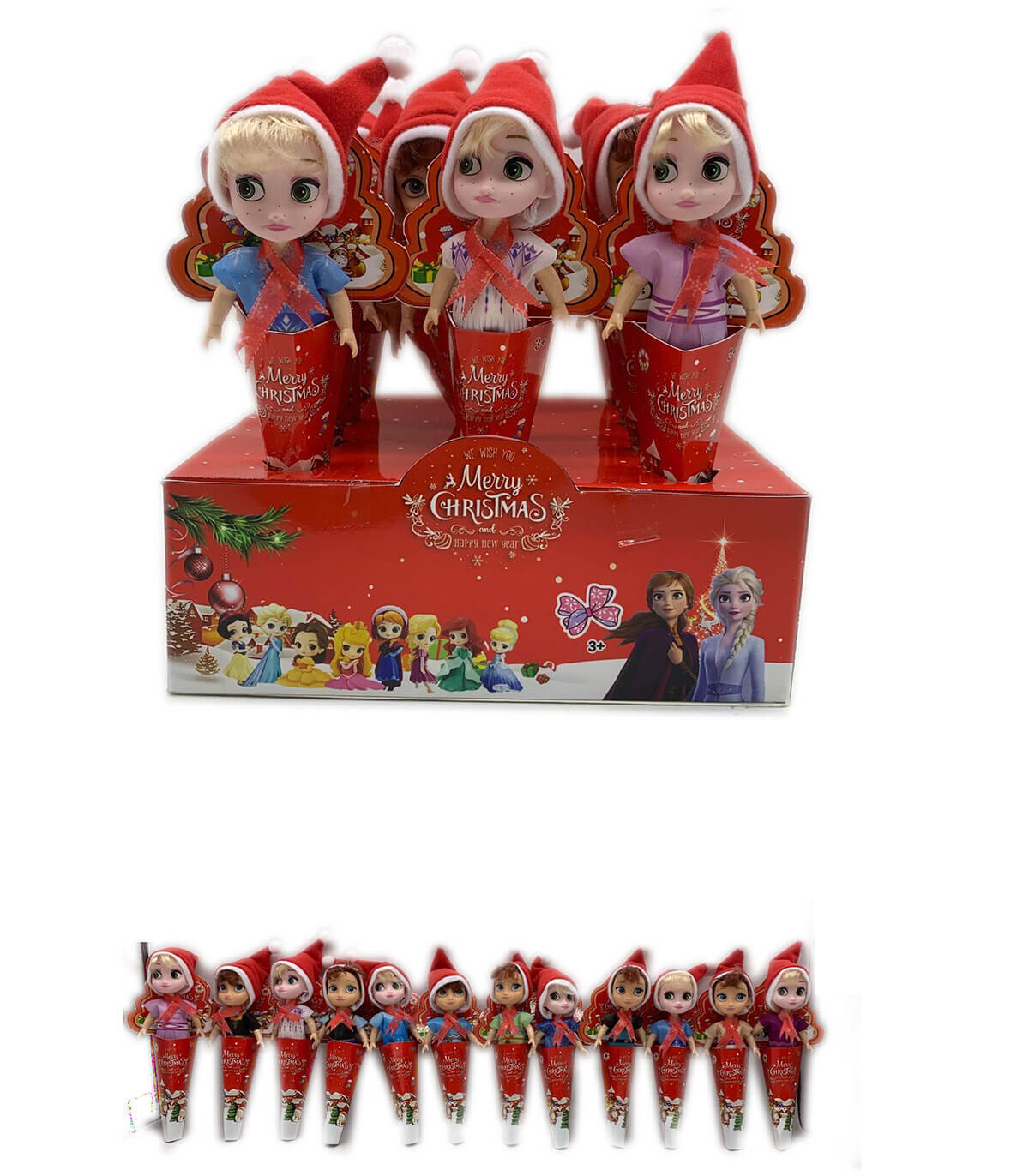 CHRISTMAS DOLLS ICE KINGDOM 12 CM - DOLLS AND MERMAIDS
