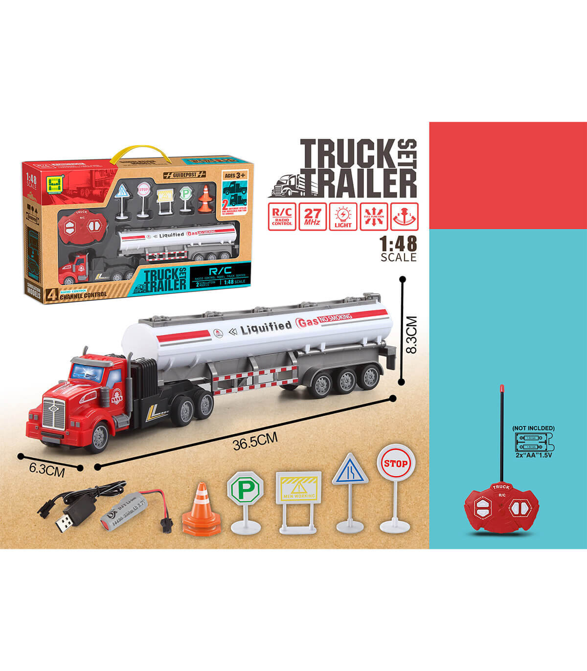 CHILDREN'S TANK WITH REMOTE CONTROL AND RECHARGEABLE BATTERY, 4 DIRECTIONS - Radio control with rechargeable battery