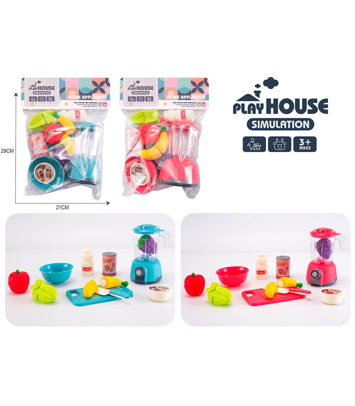 CHILDREN'S SMOOTHIE SET WITH BLENDER IN A BAG - KITCHENS, SERVICES AND FOOD