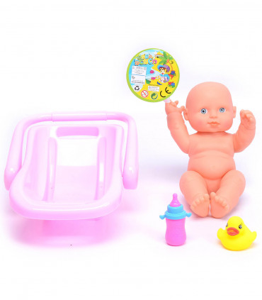 BABY WITH ACCESORIES FOR BATHROOM - BABY