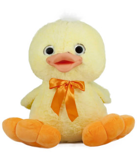 YELLOW PLUSH DUCKLING WITH WINGS 50 CM - Medium