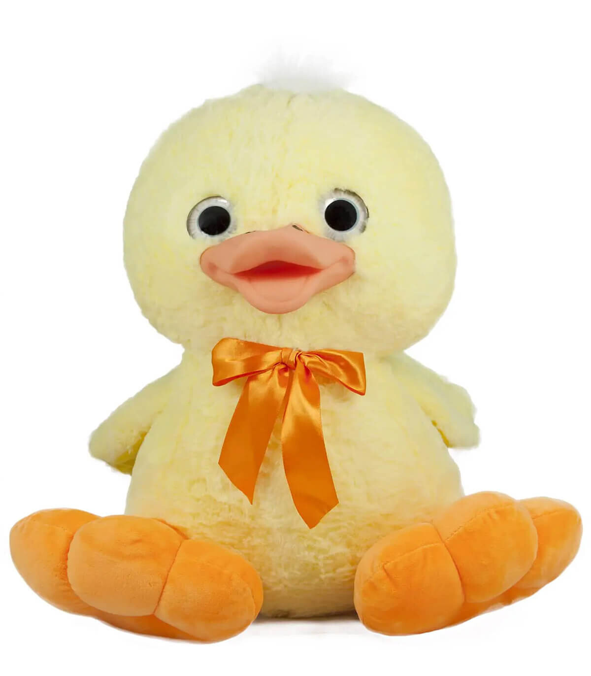 YELLOW PLUSH DUCKLING WITH WINGS 50 CM - Medium