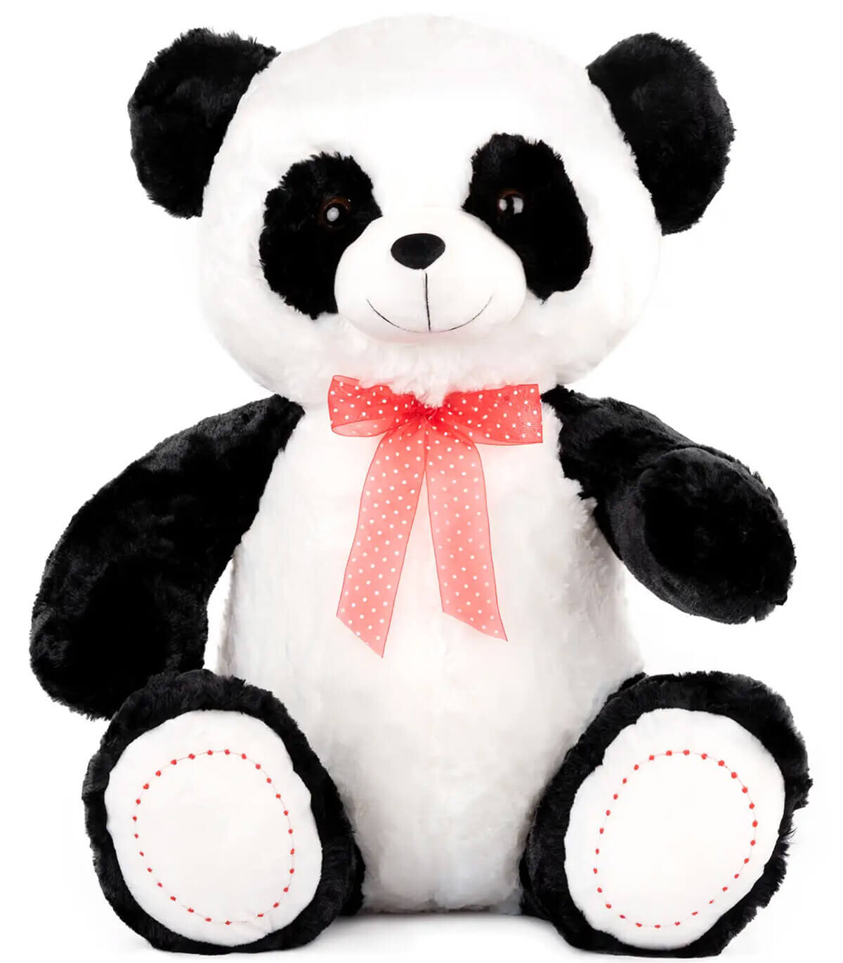 PLUSH PANDA WITH RIBBON 60 CM - Big