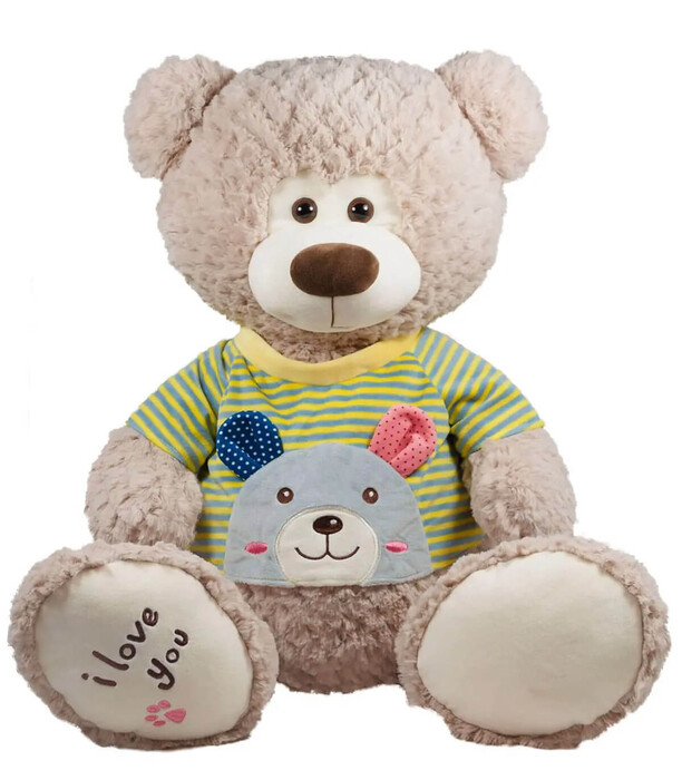 TEDDY BEAR WITH T-SHIRT 42 CM - Medium