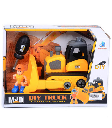 CHILDREN'S DISMANTLABLE CHAIN TRACTOR IN OPEN BOX - Detachable vehicles