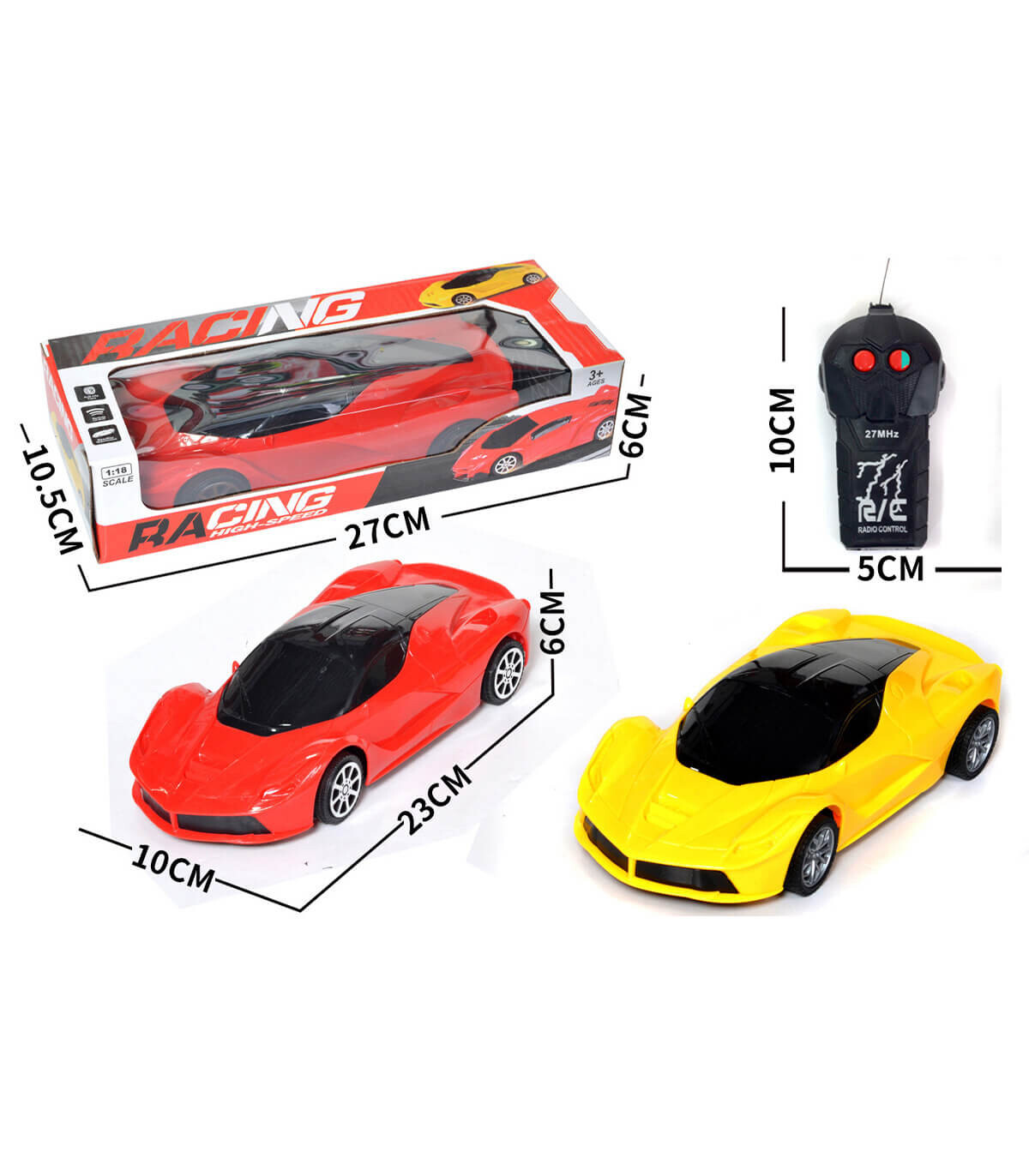 SPORT CAR RADIO CONTROL 2 WAYS - Radio control with remote control