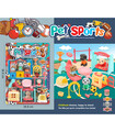 PET SPORTS PLAYGROUND WITH PUPPIES