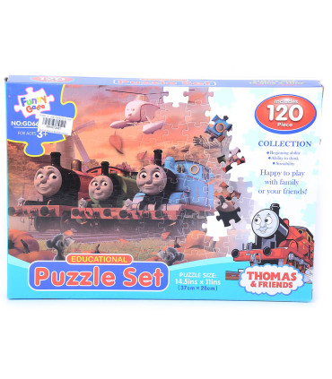 TRAIN PUZZLE 120 PIECES - PUZZLES AND CUBES