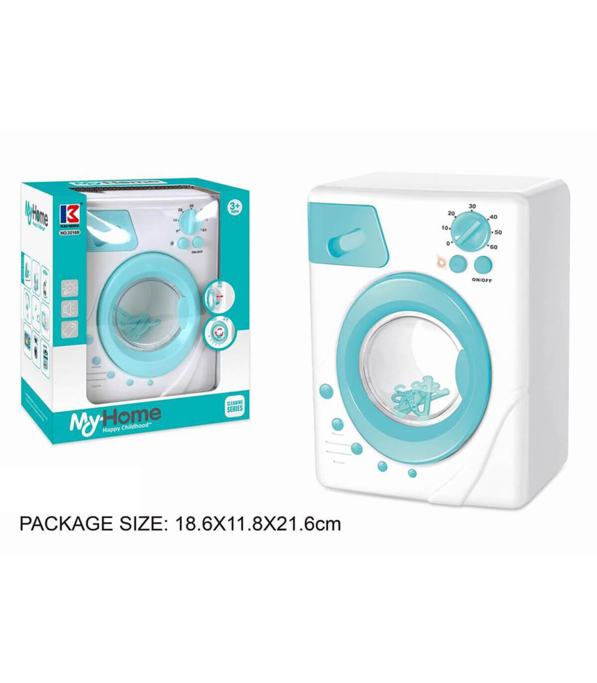 CHILDREN'S WASHING MACHINE BLUE MY HOME - Household and kitchen appliances