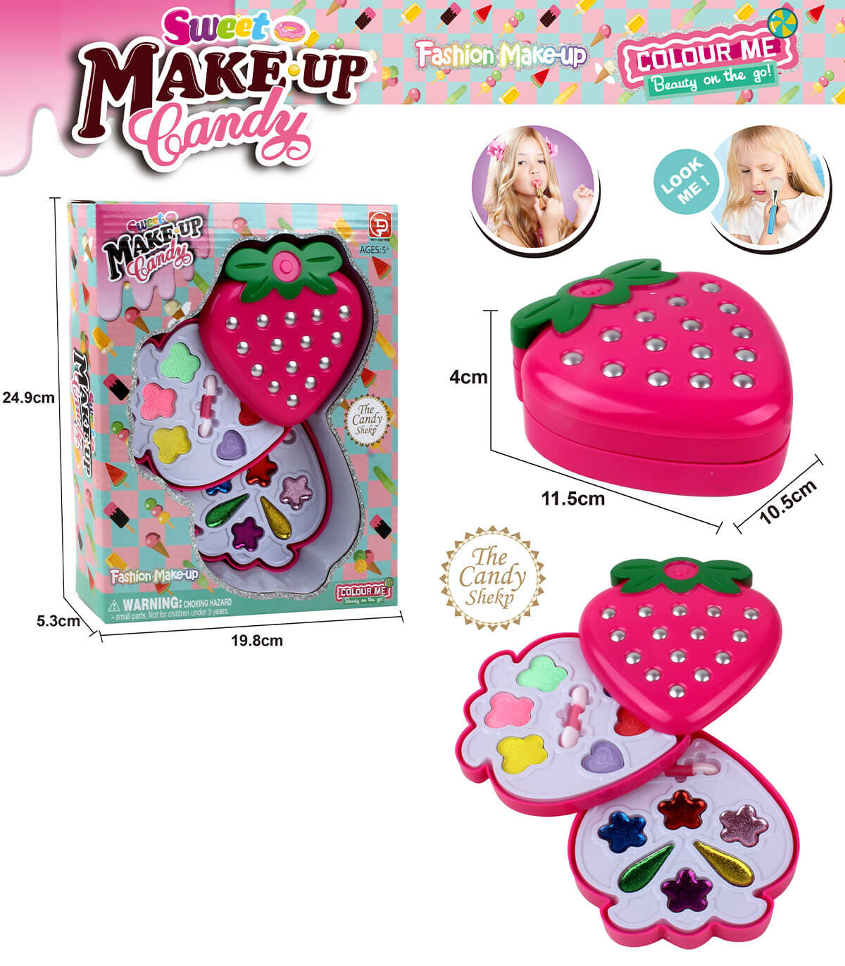 MAKEUP STRAWBERRY - MAKEUP AND ACCESSORIES FOR DOLLS