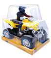 CHILDREN'S TOY ATV WITH FIGURE IN BLISTER