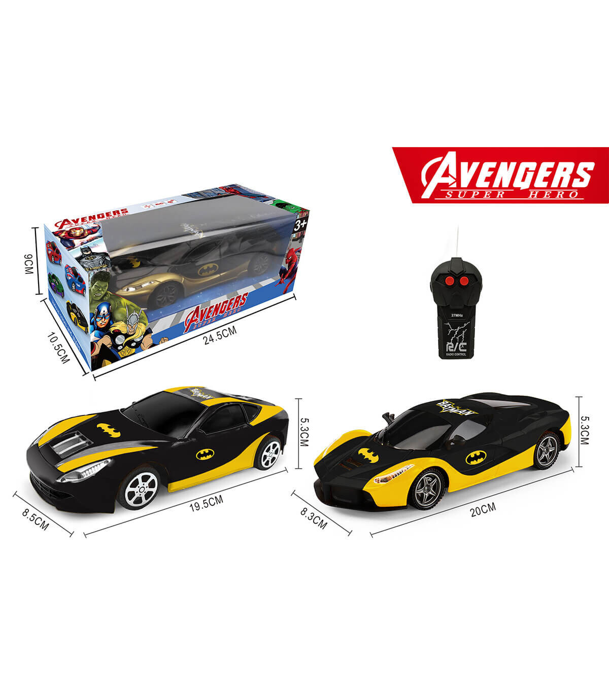 CHILDREN'S CAR PLEVEN RADIO CONTROL 2 DIRECTIONS 2 TYPES - Radio control with remote control