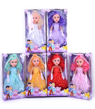 DOLL WITH VEIL 6 COLORS - DOLLS AND MERMAIDS