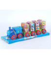 CHILDREN'S PULL ALONG THOMAS TRAIN WITH BLOCKS