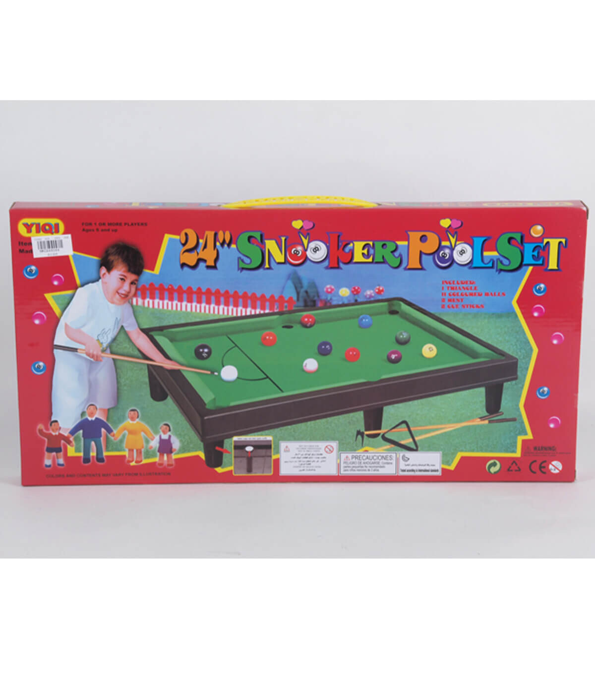 CHILDREN'S RED BILLIARDS SMALL - BOARD GAMES