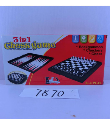 CHESS 3 IN 1 - BOARD GAMES
