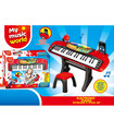 CHILDREN'S LARGE PIANO WITH CHAIR 37 KEYS