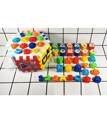 SORTER EIGHT 54 PARTS - BUILDING BLOCKS, SORTERS AND RINGS