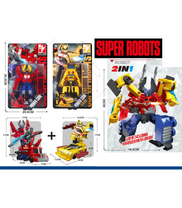 TRANSFORMER SUPER ROBOT IN BLISTER 4 TYPES - Transformers Figures