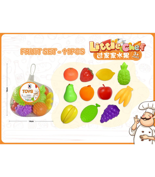 FRUIT SET FOR COOKING 11 PCS - KITCHENS, SERVICES AND FOOD