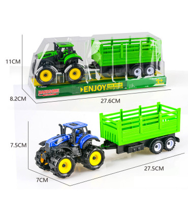 TRACTOR WITH TRAILER 28 CM - Agricultural, construction machinery and military equipments