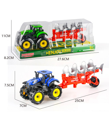 TRACTOR WITH PLOW 28 CM - Agricultural, construction machinery and military equipments
