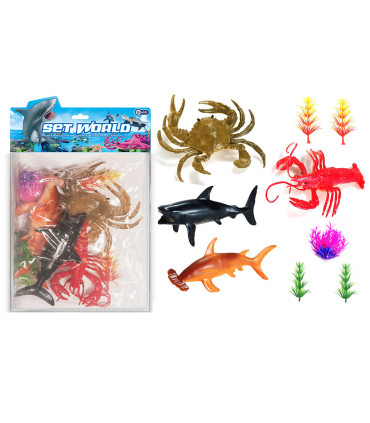 SMALL SEA ANIMALS 4 PCS. IN AN ENVELOPE - Other animals