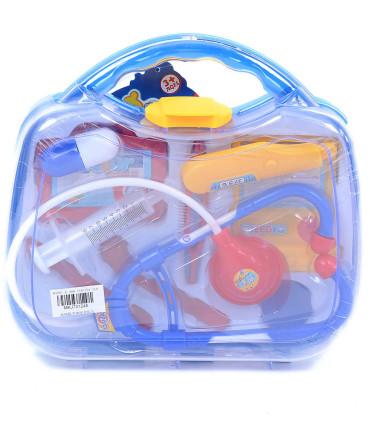 DOCTOR'S KIT IN A BLUE SUITCASE - SOAP BUBBLES