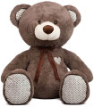 TEDDY BEAR WITH RIBBON 2 COLORS 50 CM