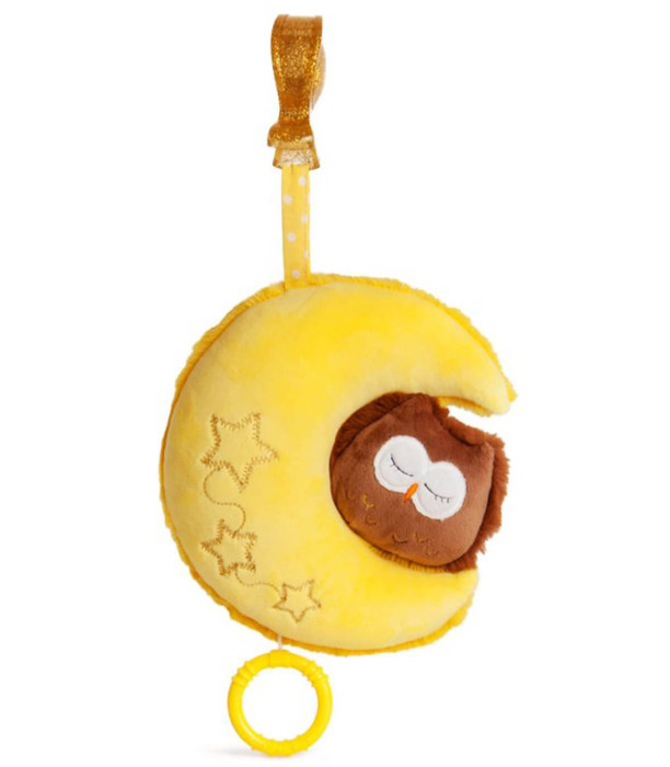 PLUSH LANTERN MOON RABBIT WITH OWL 19 CM - BABY PLUSH