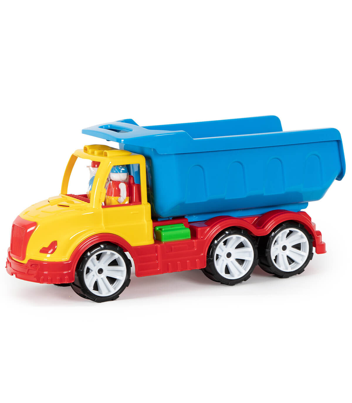 COLORED DUMP TRUCK 5 COLORS 54 CM - Agricultural, construction machinery and military equipments