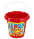 SAND BUCKET WITH PATCHES 5 COLORS - FOR SAND