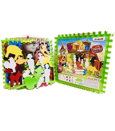 CHILDREN'S WAFFLE CONSTRUCTOR FARM - BUILDING BLOCKS