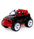 LARGE POLICE JEEP CAR BLACK BODY 4 COLORS 40 CM - Police cars, fire trucks and ambulances