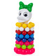 BABY PYRAMID WITH BALLS DUCK 2 TYPES 28 CM - CUBES, SORTERS AND RINGS