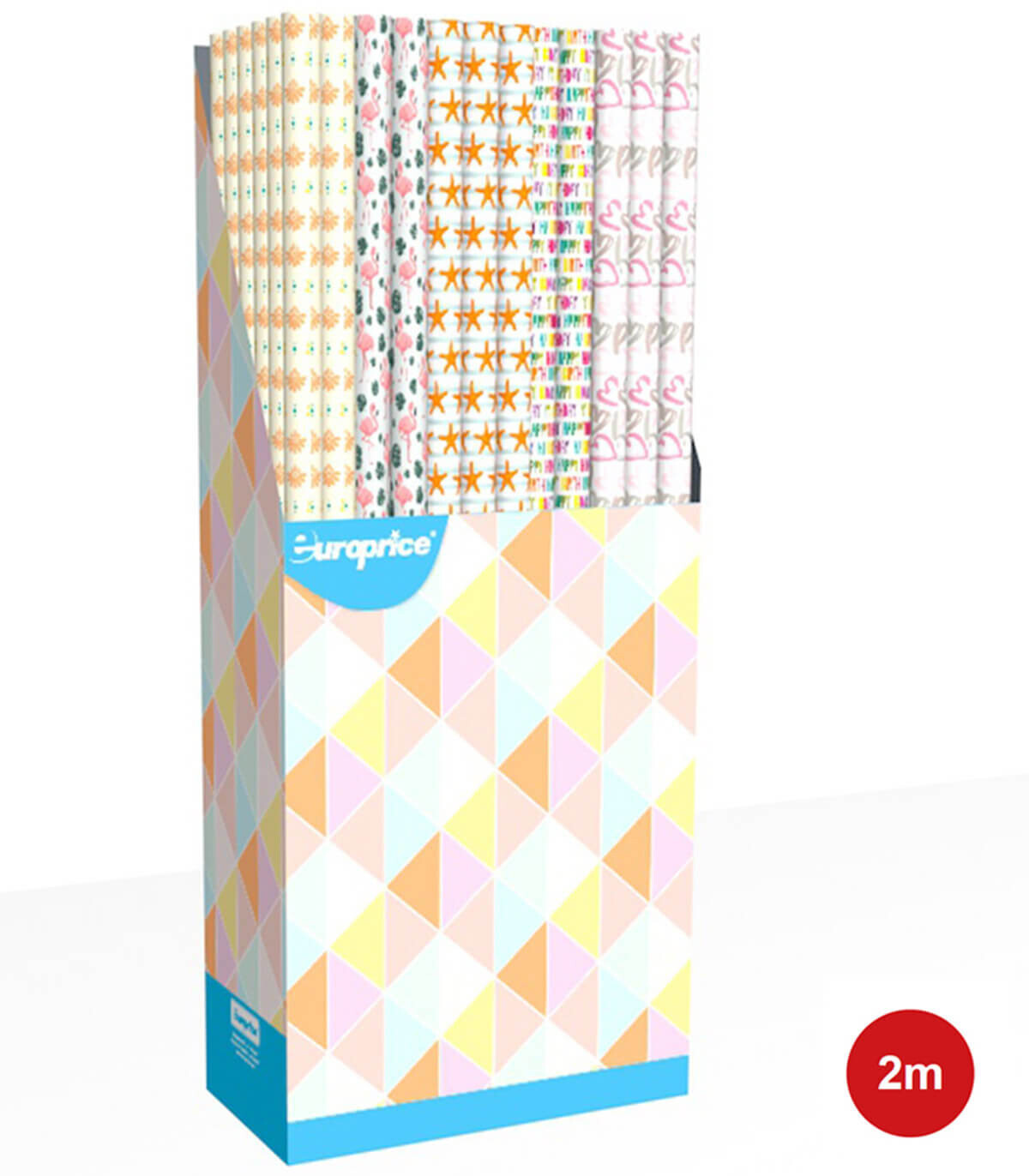 PACKAGING PAPER MELODY 70 X 200 5 VARIETIES - PACKAGING AND BATTERIES