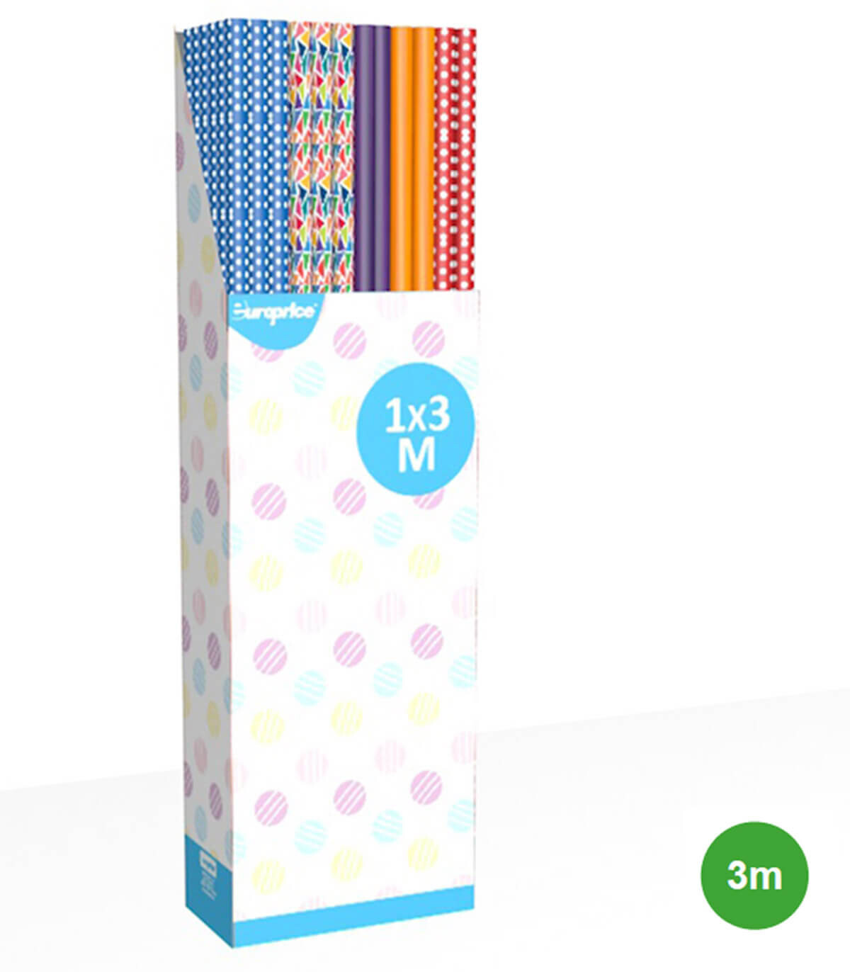 PACKAGING PAPER CLASSIC 100 X 300 5 VARIETIES - PACKAGING AND BATTERIES