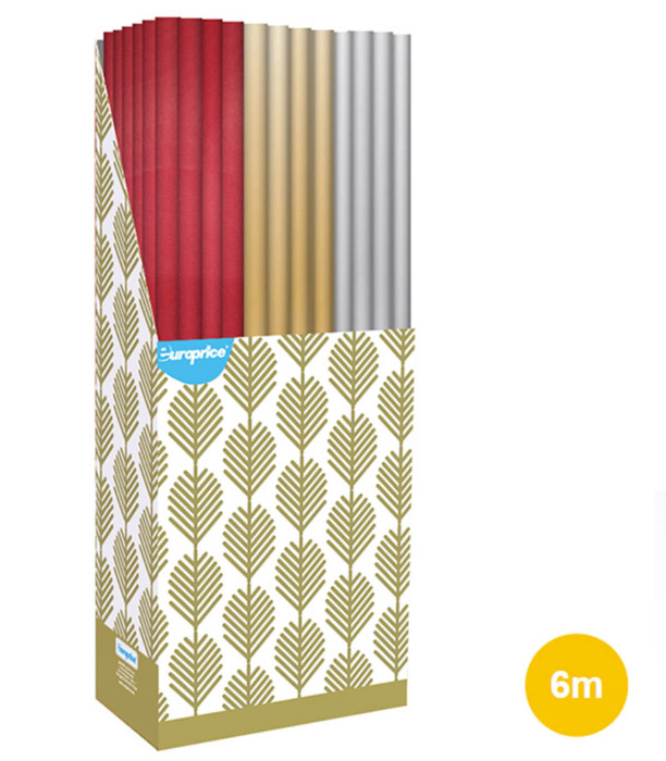 PACKAGING PAPER GOLD 70 X 600 3 VARIETIES - PACKAGING AND BATTERIES