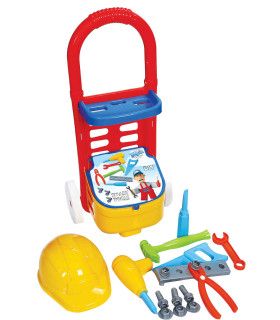 TOOL SET IN A TROLLEY WITH HELMET - TOOLS